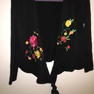 VINTAGE ballerina wrap sweater